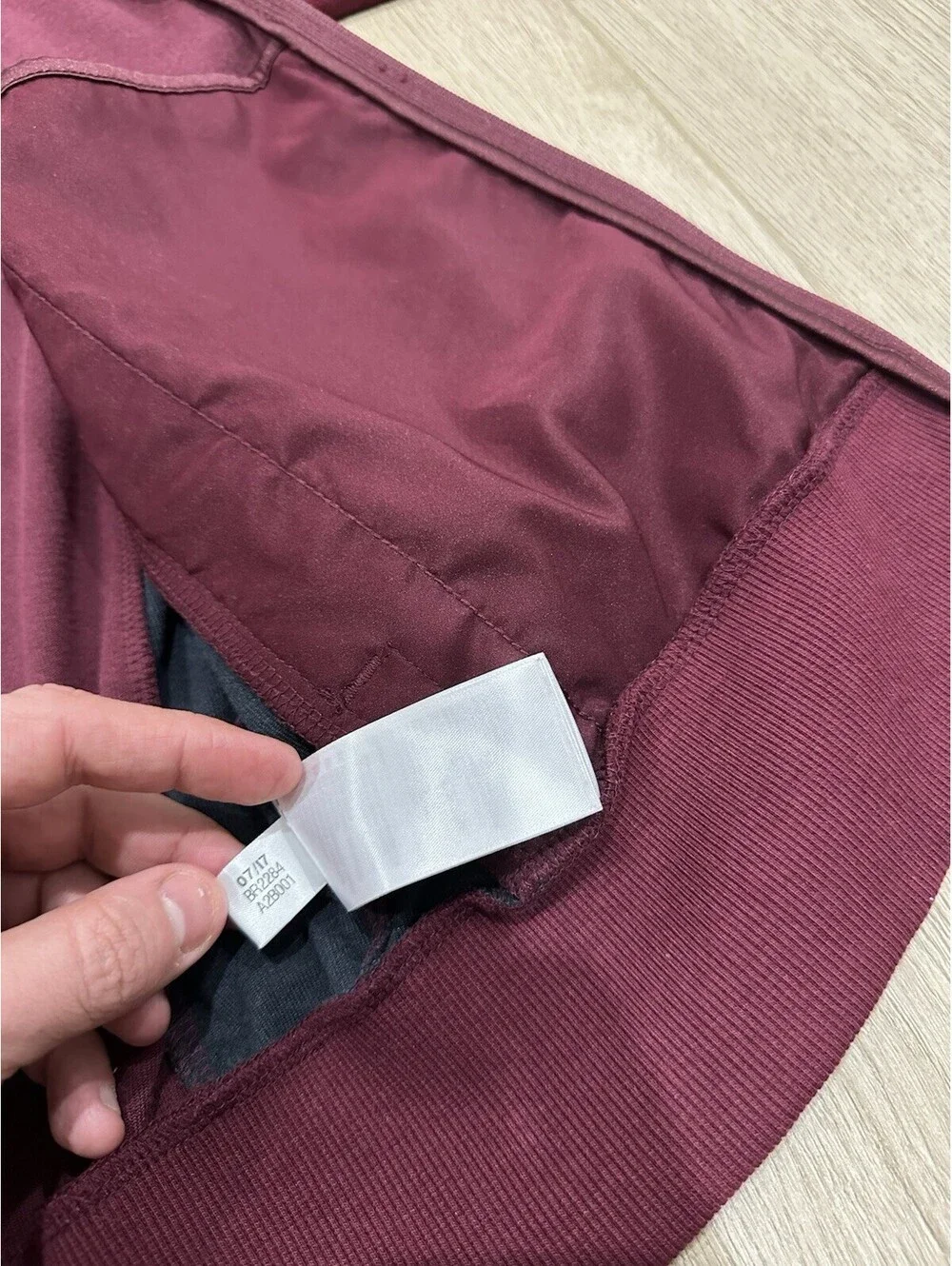 Retro Adidas Velour Tack Top Jacket Mens Medium Burgandy